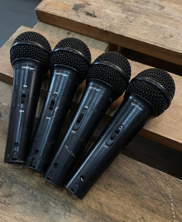 Secondhand 4x Behringer Switched Microphones