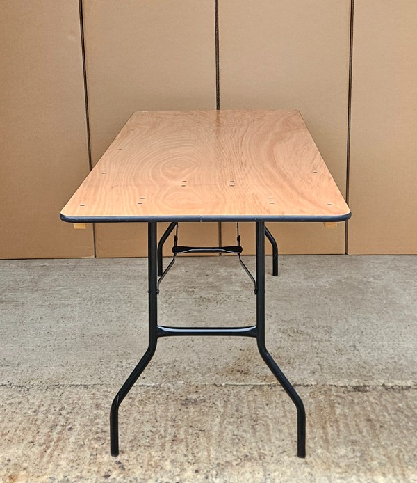 50x 6ft x 2ft 6' Trestle Tables For Sale