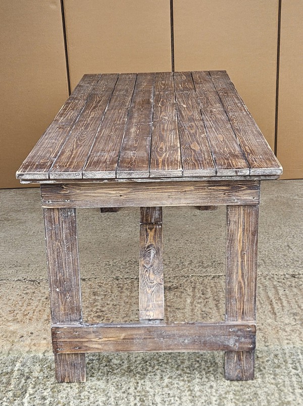 New 50x 6ft x 2ft 6' Rustic Trestle Tables