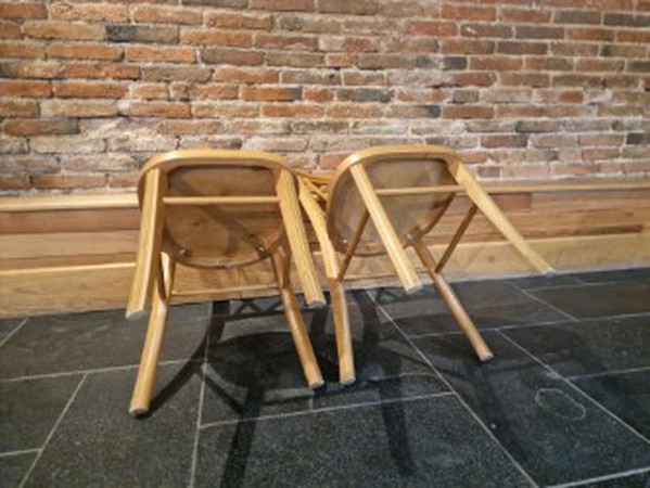 150x Lattice Backed Chairs For Sale