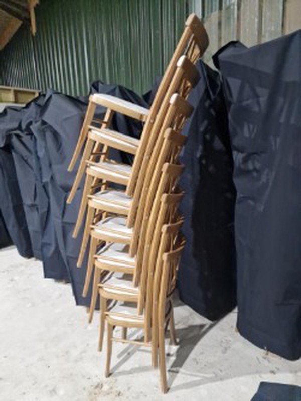 Secondhand 150x Lattice Backed Chairs