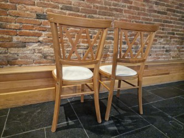 Used 150x Lattice Backed Chairs For Sale