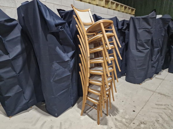 Secondhand 150x Padded Back Banqueting Chairs