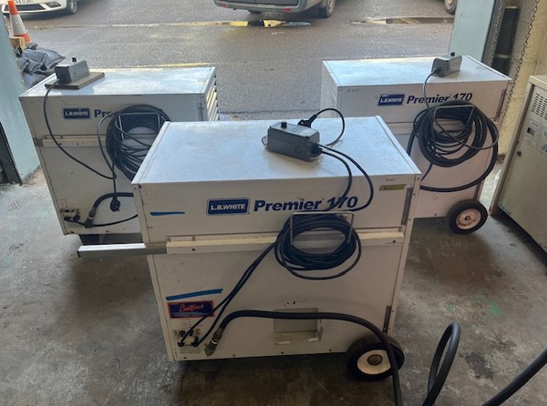 Secondhand 3x LB White Premier 170 Heaters For Sale