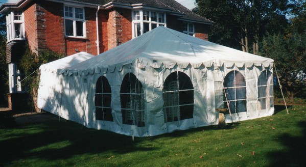 20' x 30' Tubular Frame Marquee For Sale