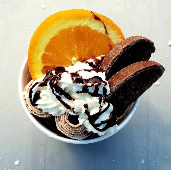 Chocolate orange ice cream