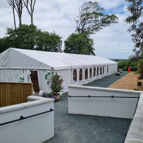 Secondhand Full 9m x 21m Clear Span Marquee For Sale Secondhand Full 9m x 21m Clear Span Marquee For Sale