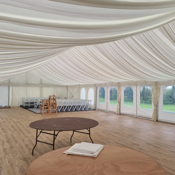 Secondhand Full 9m x 21m Clear Span Marquee For Sale