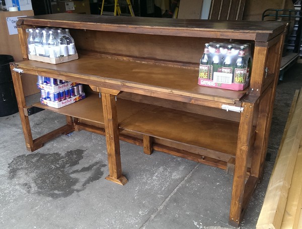 Collapsible Pub Style Bar System For Sale