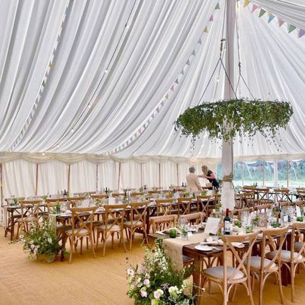 Traditional pole marquee for sale