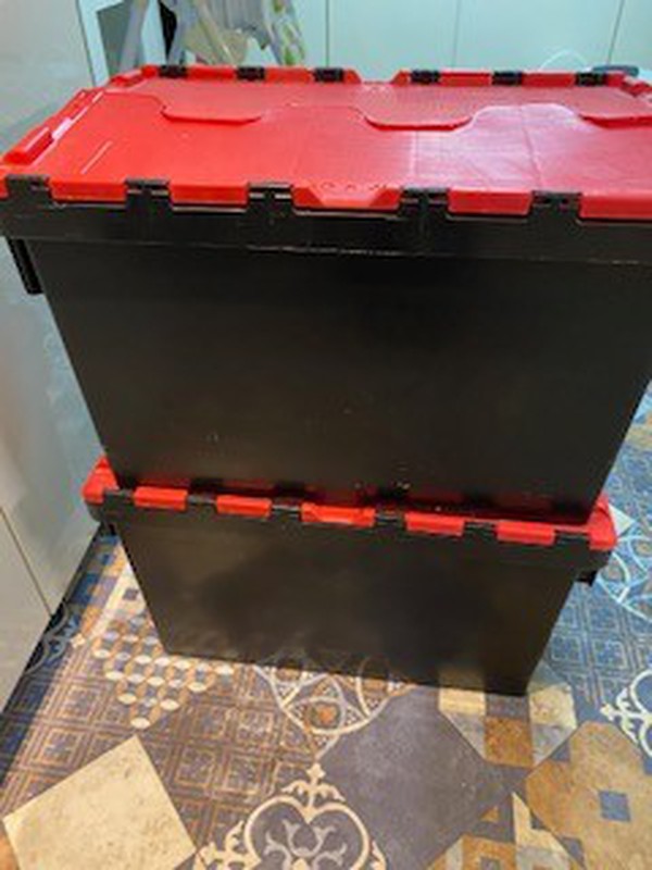 Lining storage boxes