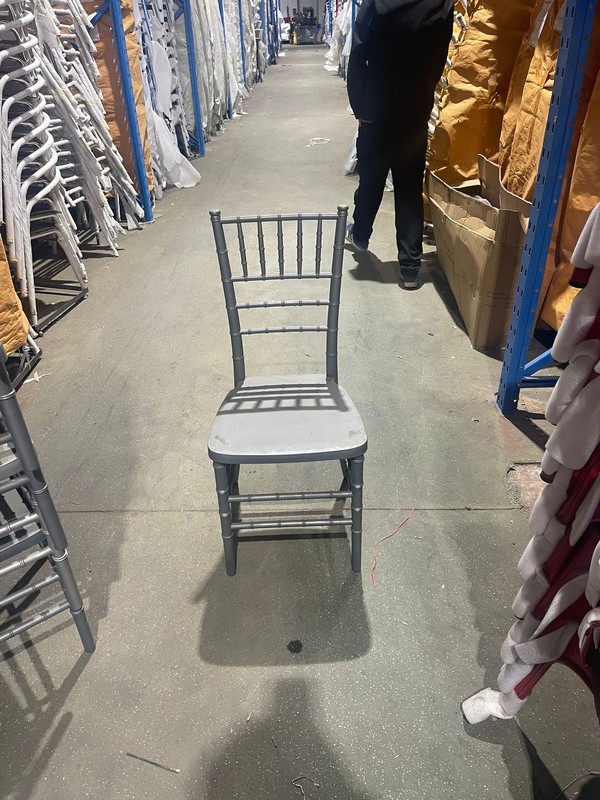 Silver Resin Chiavari Chairs for sale