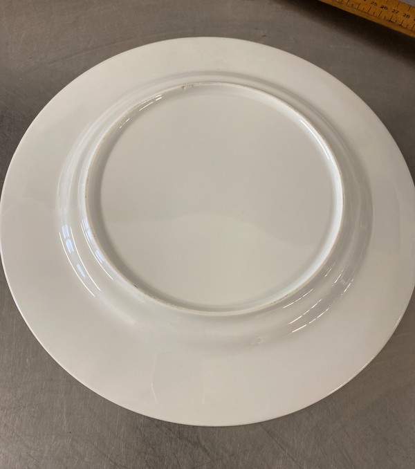 Secondhand 50x White Dinner Plate Plain