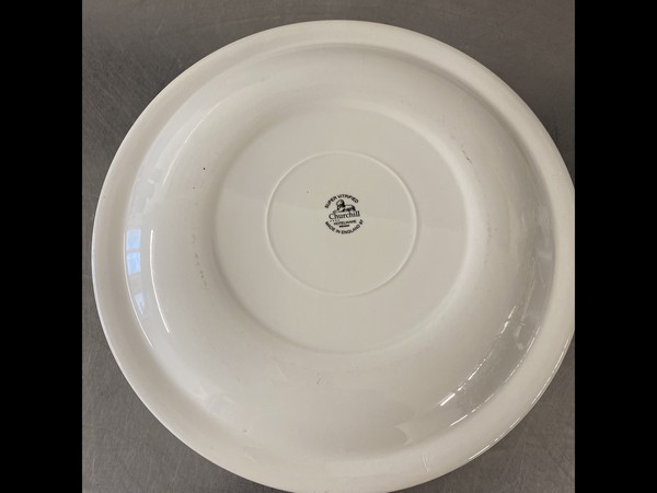 Secondhand 50x Churchill White Dinner Plate