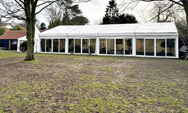 Second hand framed marquee