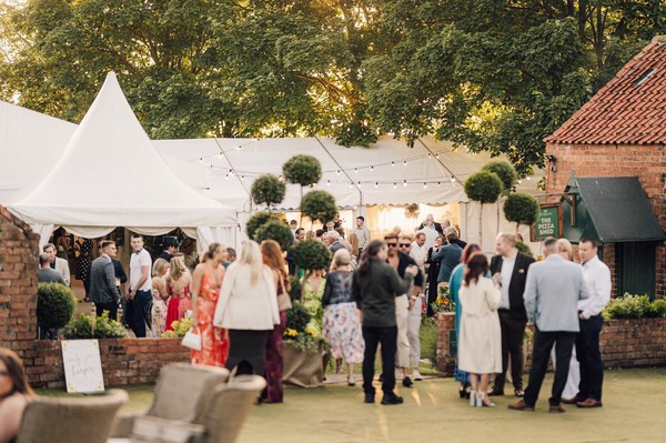 Wedding in the marquee