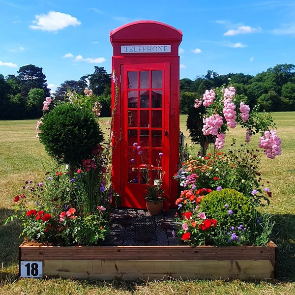 Secondhand Bespoke Handmade Red Telephone Box For Sale