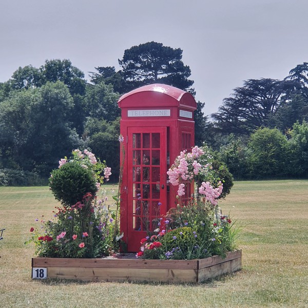 Secondhand Bespoke Handmade Red Telephone Box For Sale