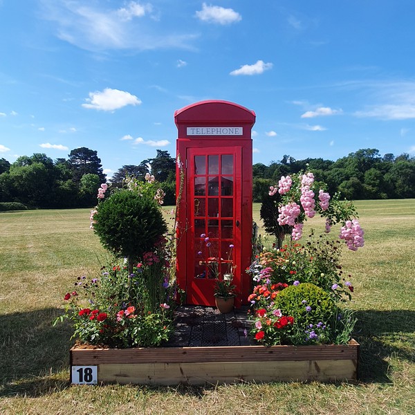 Secondhand Bespoke Handmade Red Telephone Box For Sale