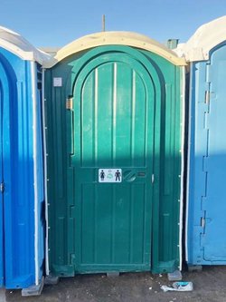 Plastic single toilet units for sale