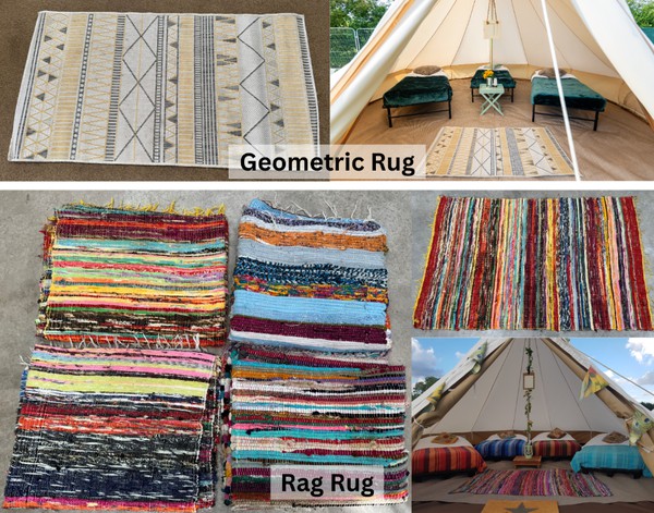 Used Glamping Bell Tents & Furnishings For Sale