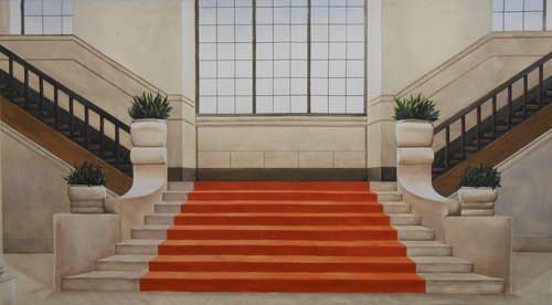 Giant Grand Stairway Themed Backdrop For Sale Giant Grand Stairway Themed Backdrop For Sale