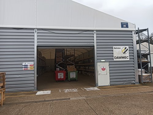 Secondhand Herchenbech Temporary Warehouse For Sale