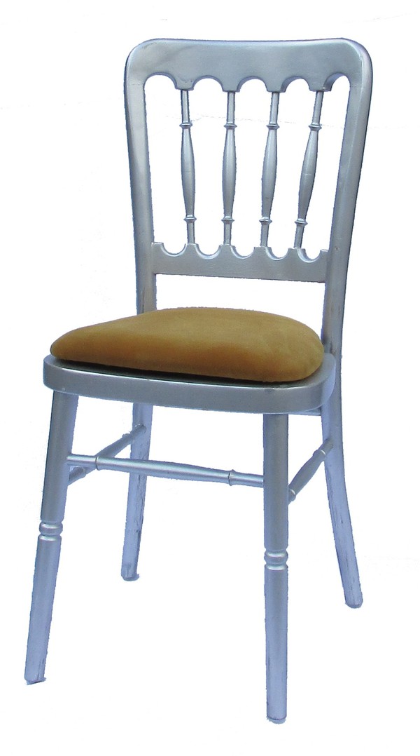 Unused Cheltenham Chair In Silver For Sale