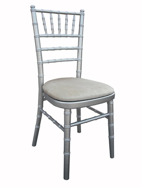 Chiavari Chair In Silver For Sale