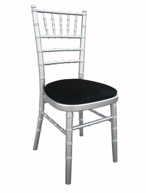 New Chiavari Chair In Silver For Sale