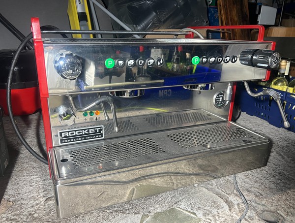 Used Rocket Linea Professionale 2 Group Coffee Machine For Sale