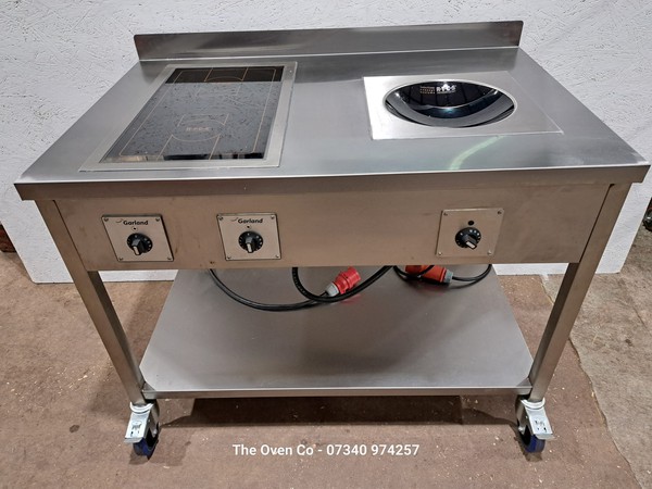 Secondhand Garland Wok Induction Cooking Station For Sale