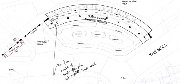 Secondhand Bespoke Curved Walkway Structure Components