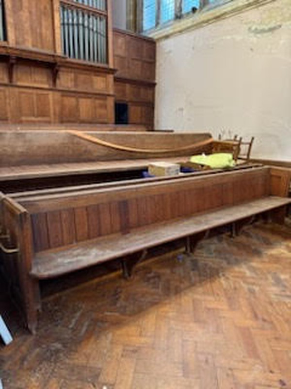 Selling Antique Church Pews