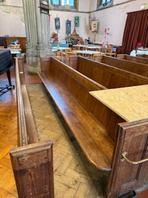 Second Hand Antique Church Pews