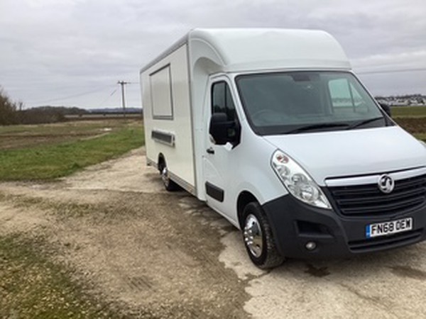 Mobile catering van for sale