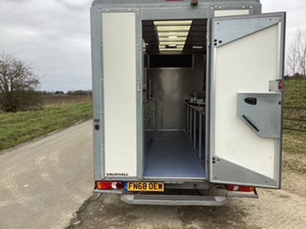 Rear doors catering van