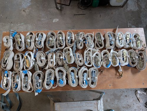 2000kg White Ratchet Straps 2000kg White Ratchet Straps