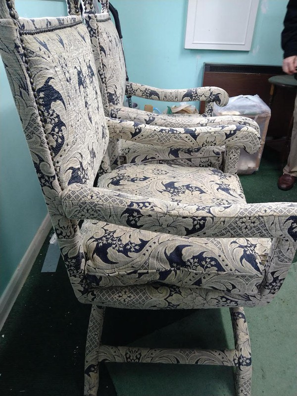 Buy Patterned Pair of Throne Chairs