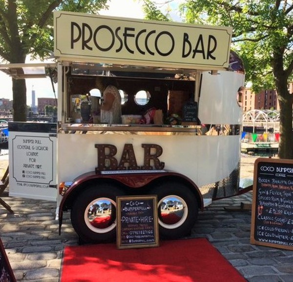 Prosecco bar trailer for sale