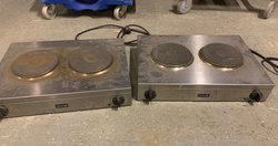 Secondhand Used Lincat LBR2 Twin Top Hot Plate For Sale