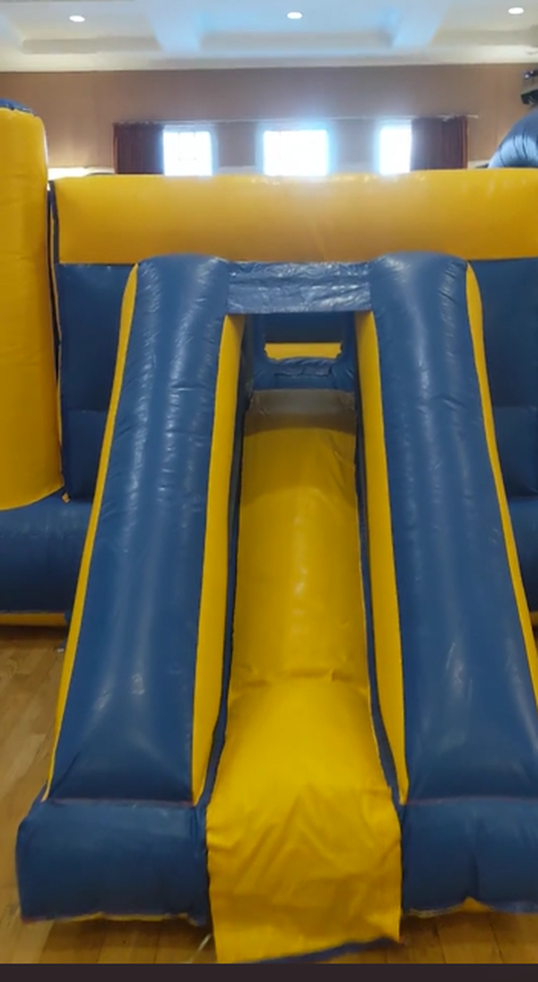 Bouncy castle with slide