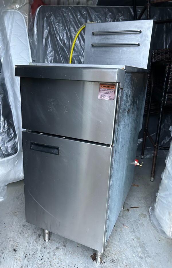 Twin Basket Heavy Duty Gas Fryer For Sale