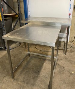 Stainless Table With Void For Sale