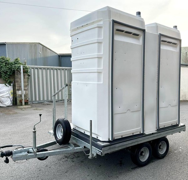 2 Bay Economy Toilet Trailer For Sale