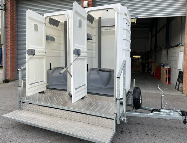 2 Bay Economy Toilet Trailer For Sale