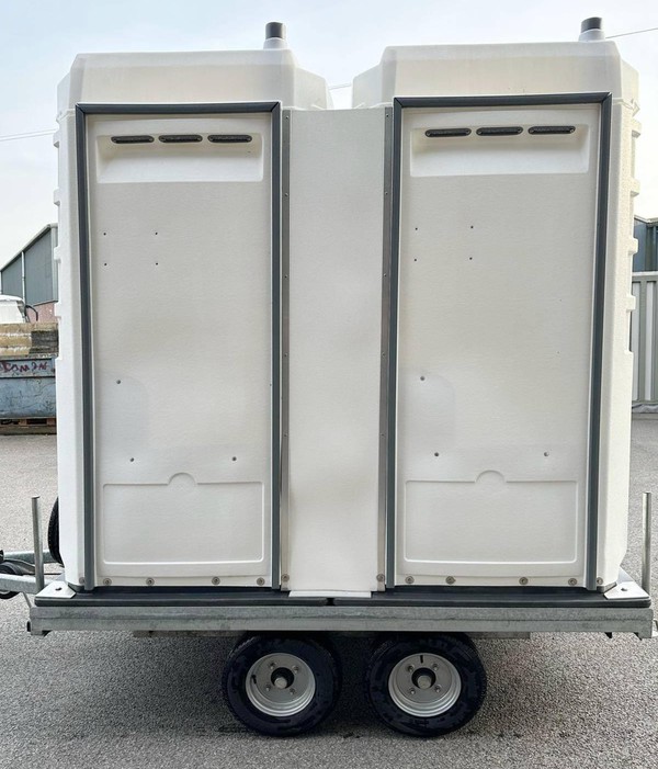 Used 2 Bay Economy Toilet Trailer