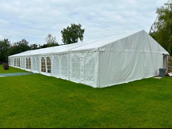 Used 9m x 30m framed marquee