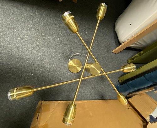 15x Gold Ceiling Light Fittings For Sale 15x Gold Ceiling Light Fittings For Sale