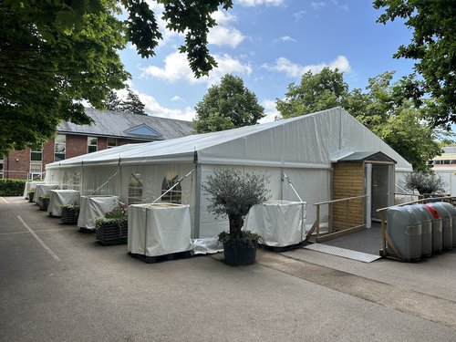 12m x 20m Clearspan Marquee And Linings for sale 12m x 20m Clearspan Marquee And Linings for sale
